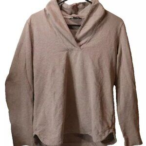 Lands End Long Sleeve Shawl Pullover Heather Size Small